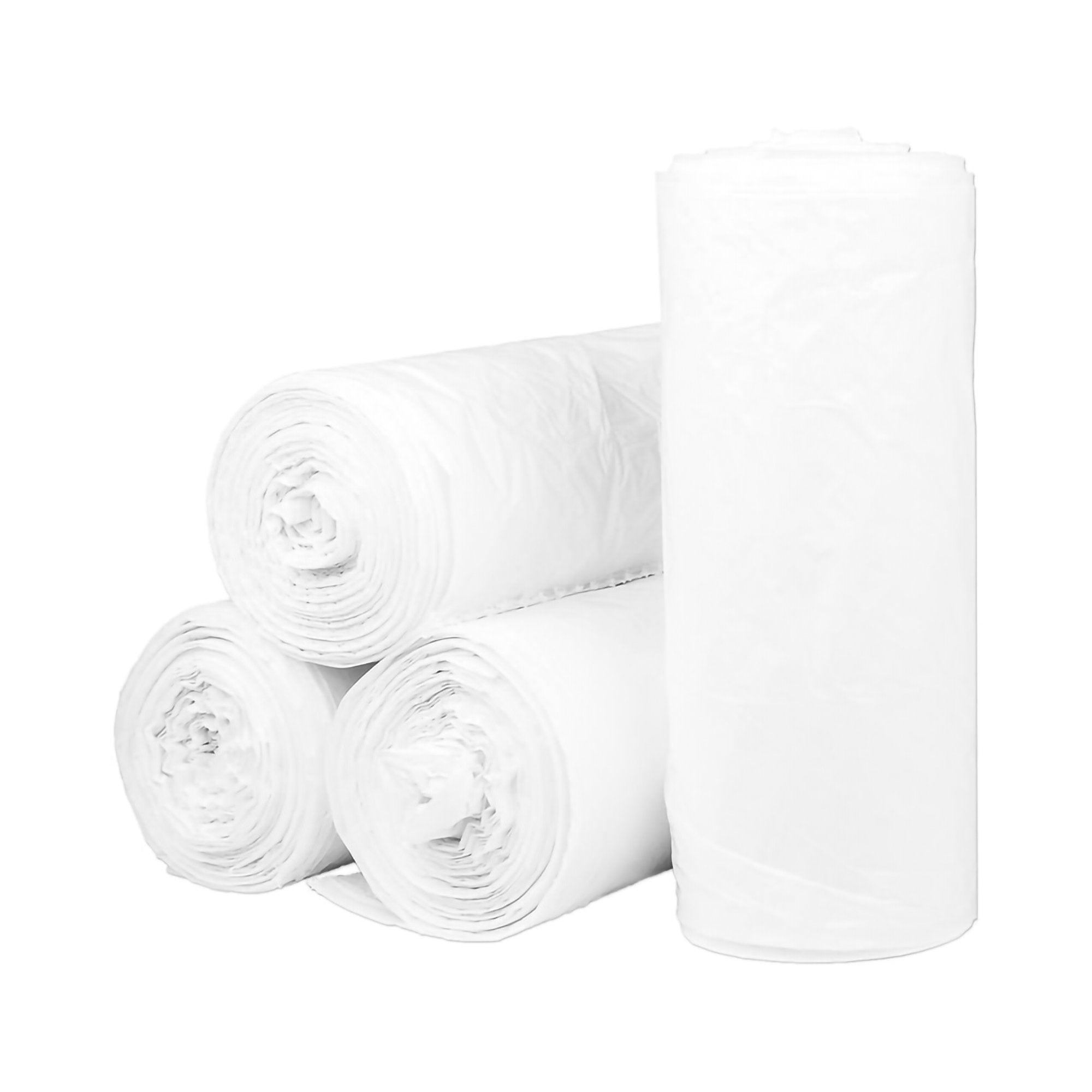 Trash Bag McKesson 45 gal. White LLDPE 0.80 mil 40 X 46 Inch Star Seal Bottom Coreless Roll, Packaging Type- Case