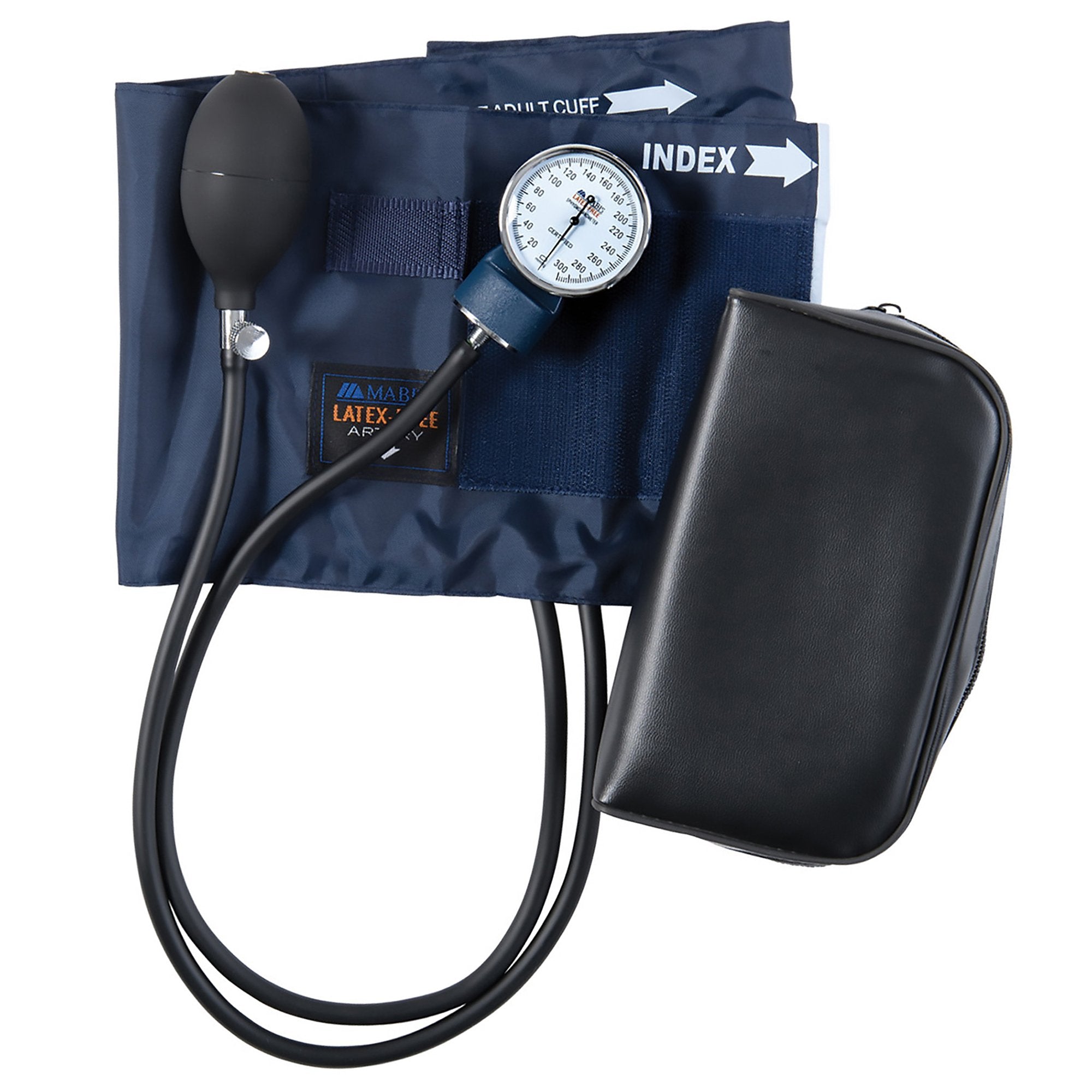 Aneroid Sphygmomanometer Unit MABIS®Precision Adult Cuff Nylon Cuff 28 - 42 cm Pocket Aneroid