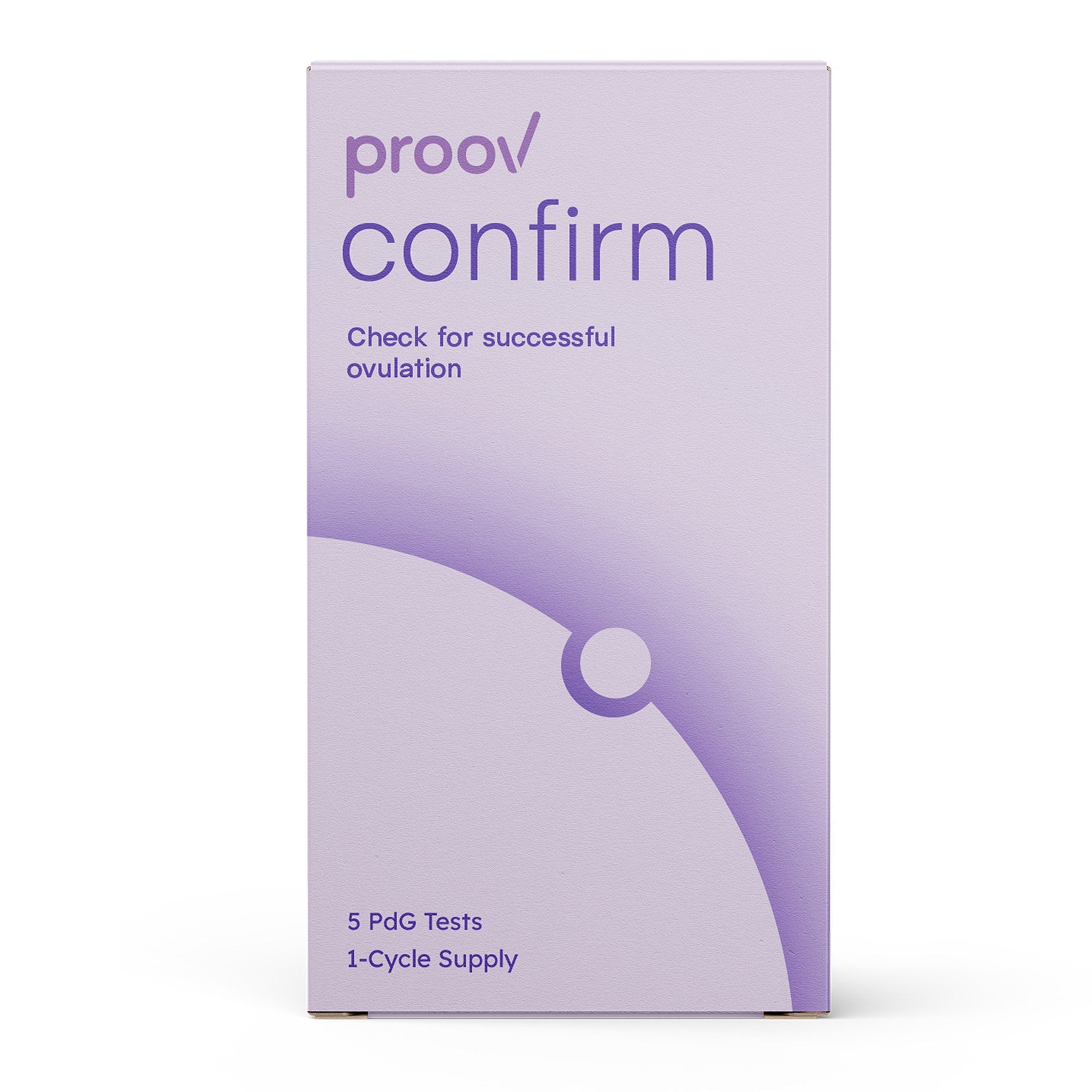 Sexual Health Test Kit Proov Confirm Pregnanediol Glucuronide (PdG) 5 Test per Kit CLIA Waived, Packaging Type- Case