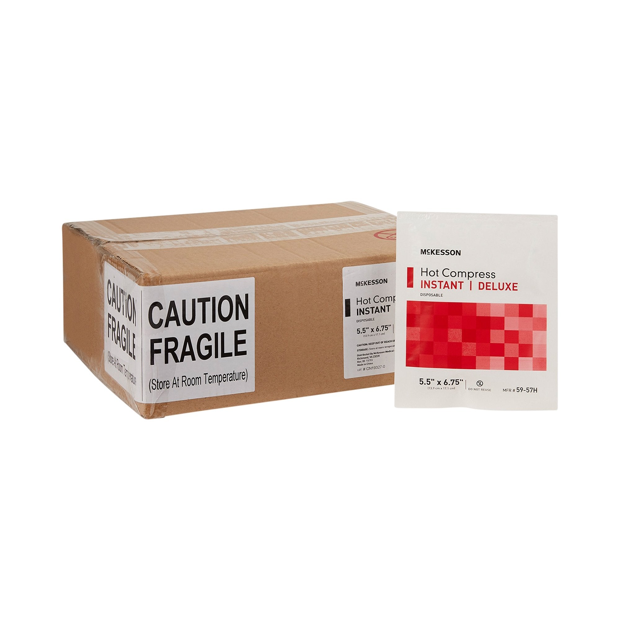 Instant Hot Pack McKesson General Purpose Small Plastic Disposable