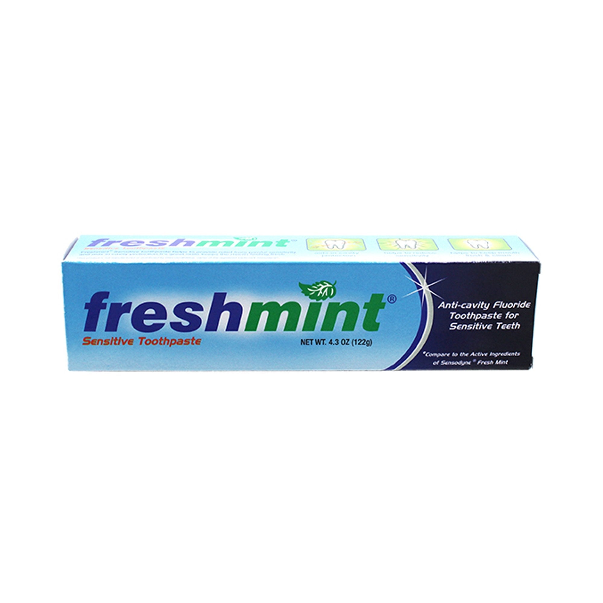 Toothpaste Freshmint Mint Flavor 4.3 oz. Tube