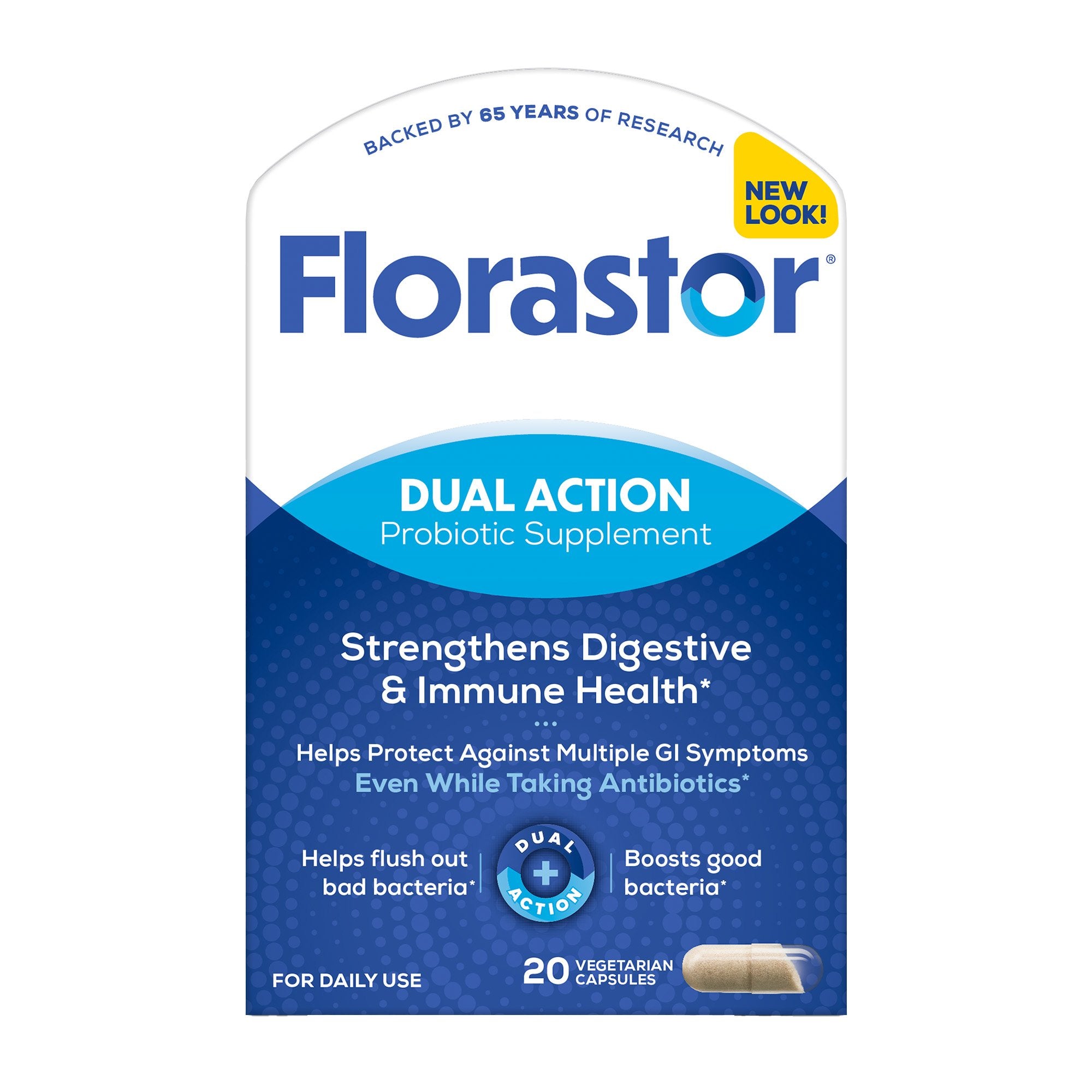 Probiotic Dietary Supplement Florastor® 20 per Box Capsule