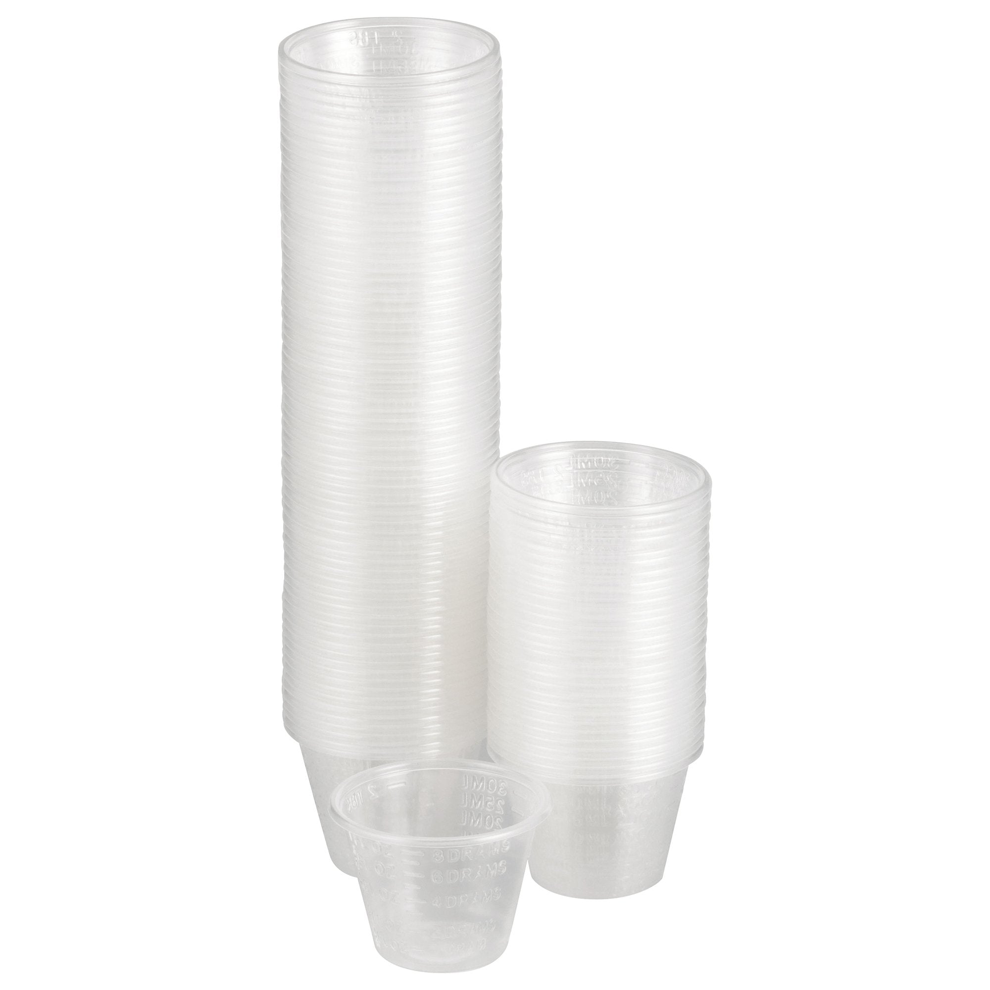 Medicine Cup McKesson 1 oz. Clear Plastic Disposable NonSterile, Packaging Type- Case