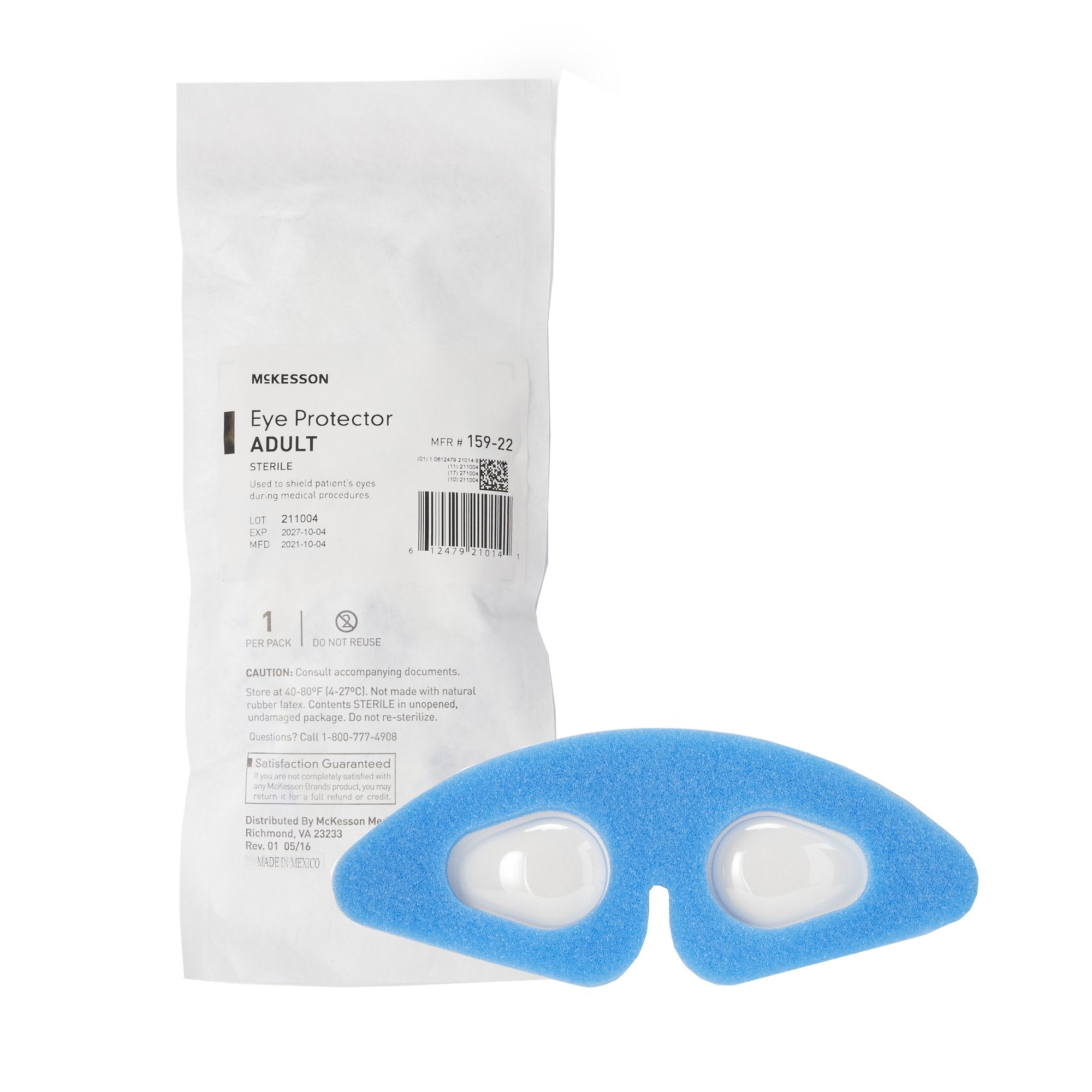 Eye Protector McKesson 8-1/8 X 2-9/10 Inch, Packaging Type- Case