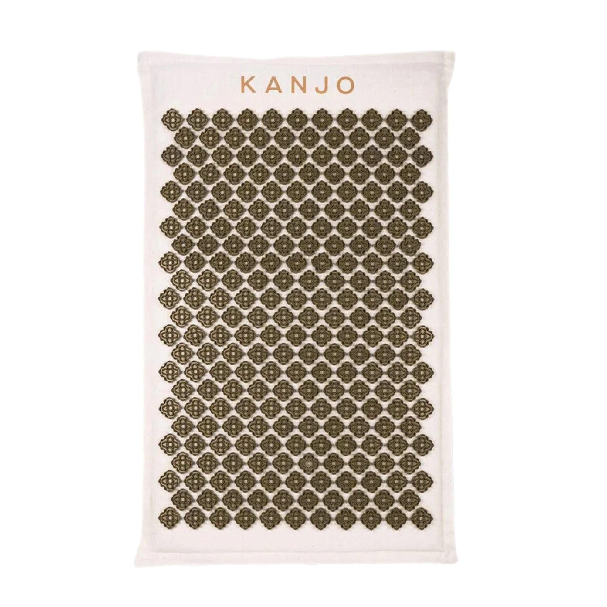 Kanjo Coconut Acupressure Mat Tan Coconut / Cotton Linen Blend / Plastic 17 X 28 Inch