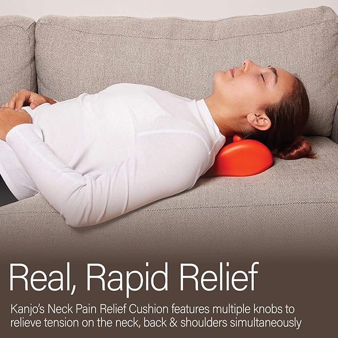 kanjo flex firm acupressure neck pain relief cushion kanjo acupressure neck cushion mk1236451ea