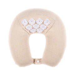 kanjo memory foam travel acupressure neck pillow kanjo acupressure neck pillow mk1243943ea