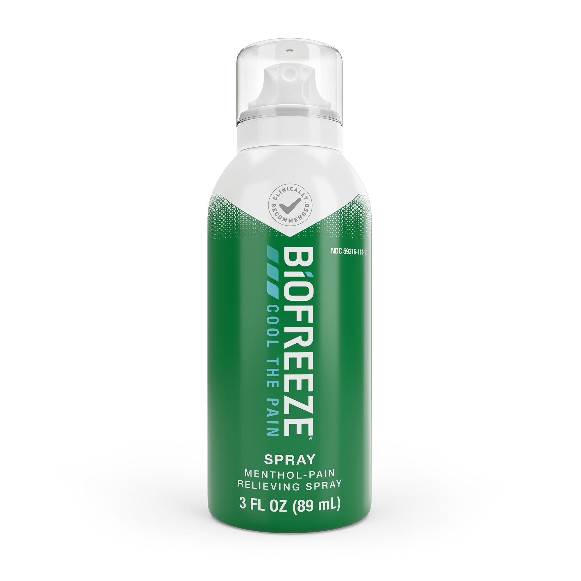 Topical Pain Relief Biofreeze 360° 10.5% Strength Menthol Spray 3 oz., Packaging Type- Case