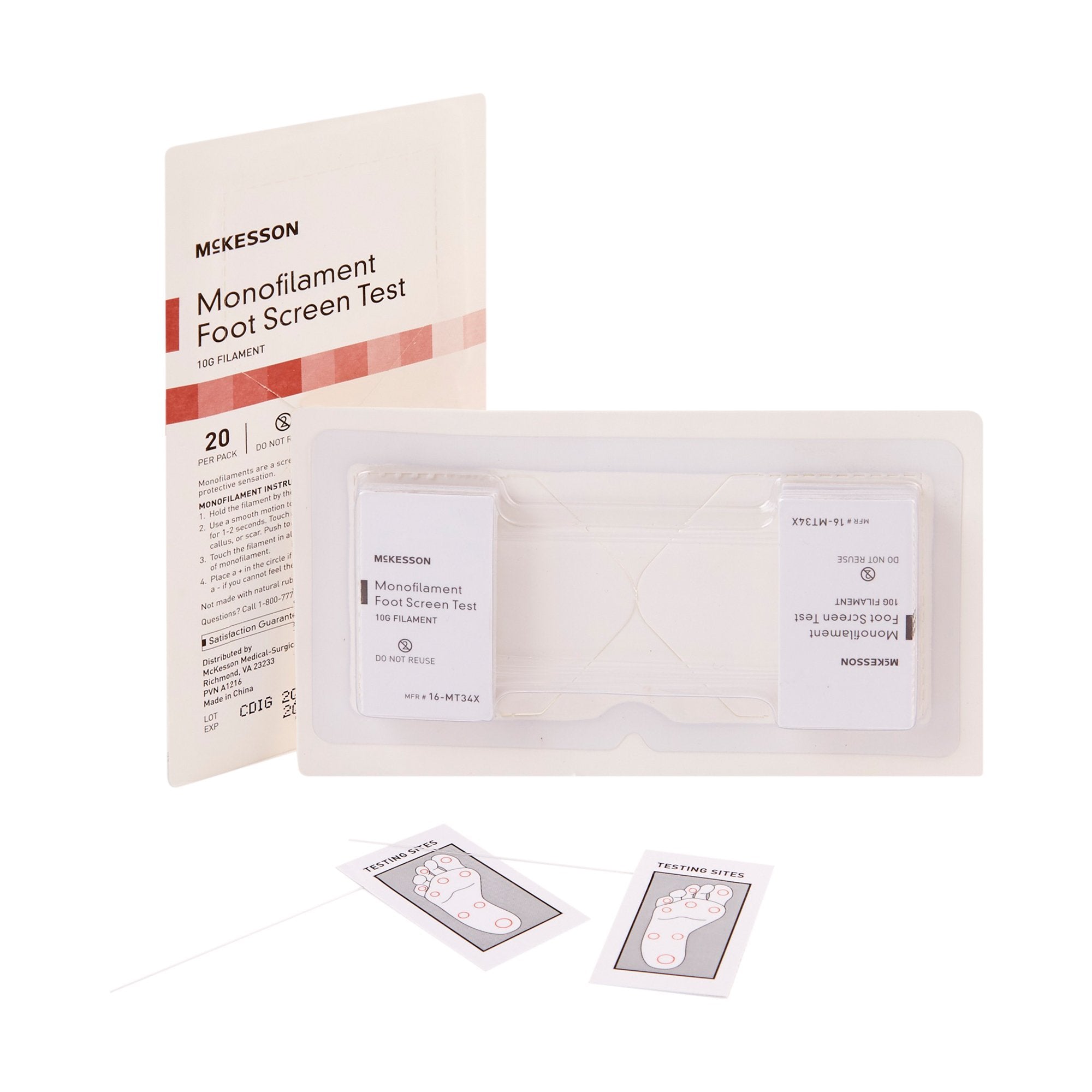 McKesson Monofilament Sensory Test 10 Gram, Packaging Type- Case