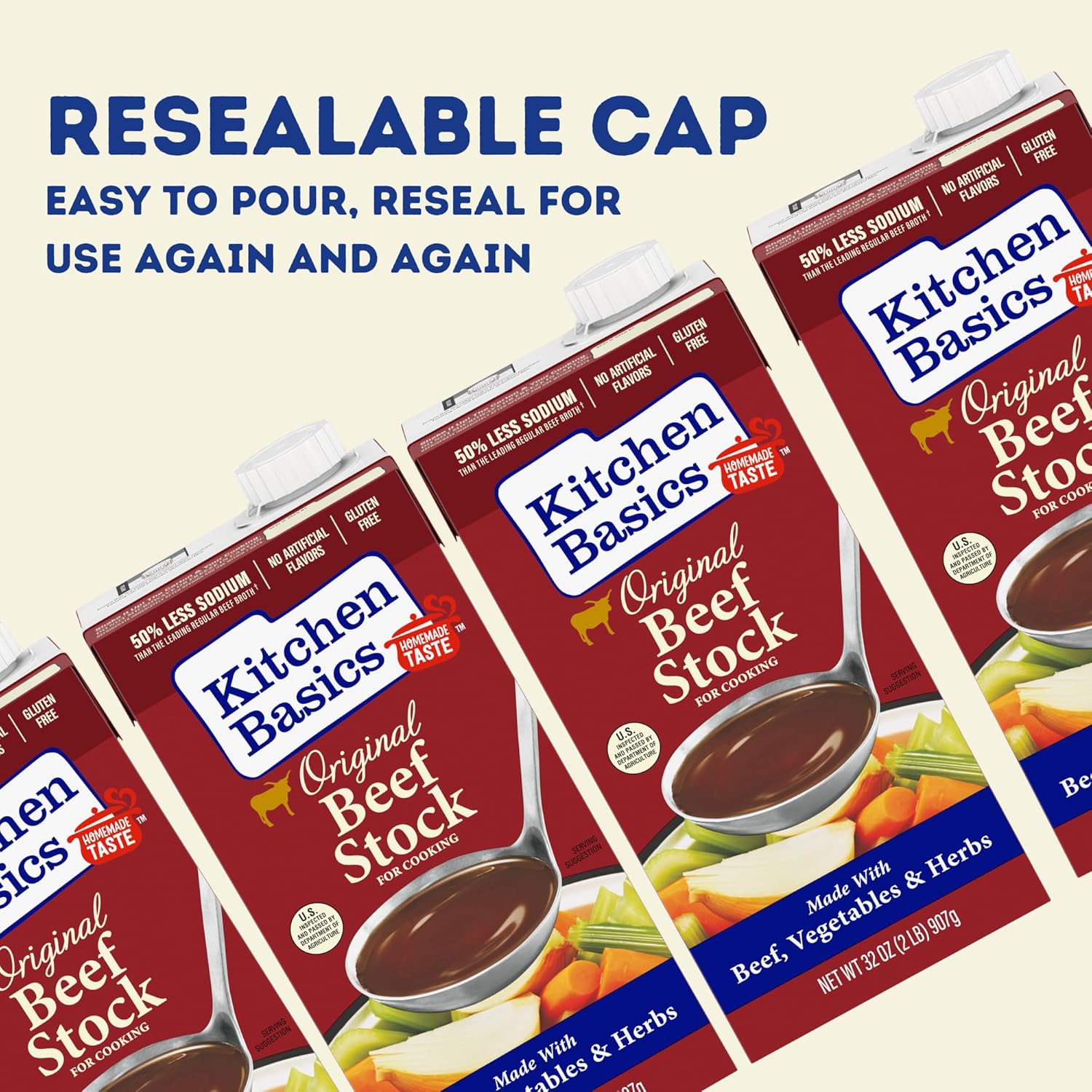 kitchen basics beef stock case of 12 32 fl oz