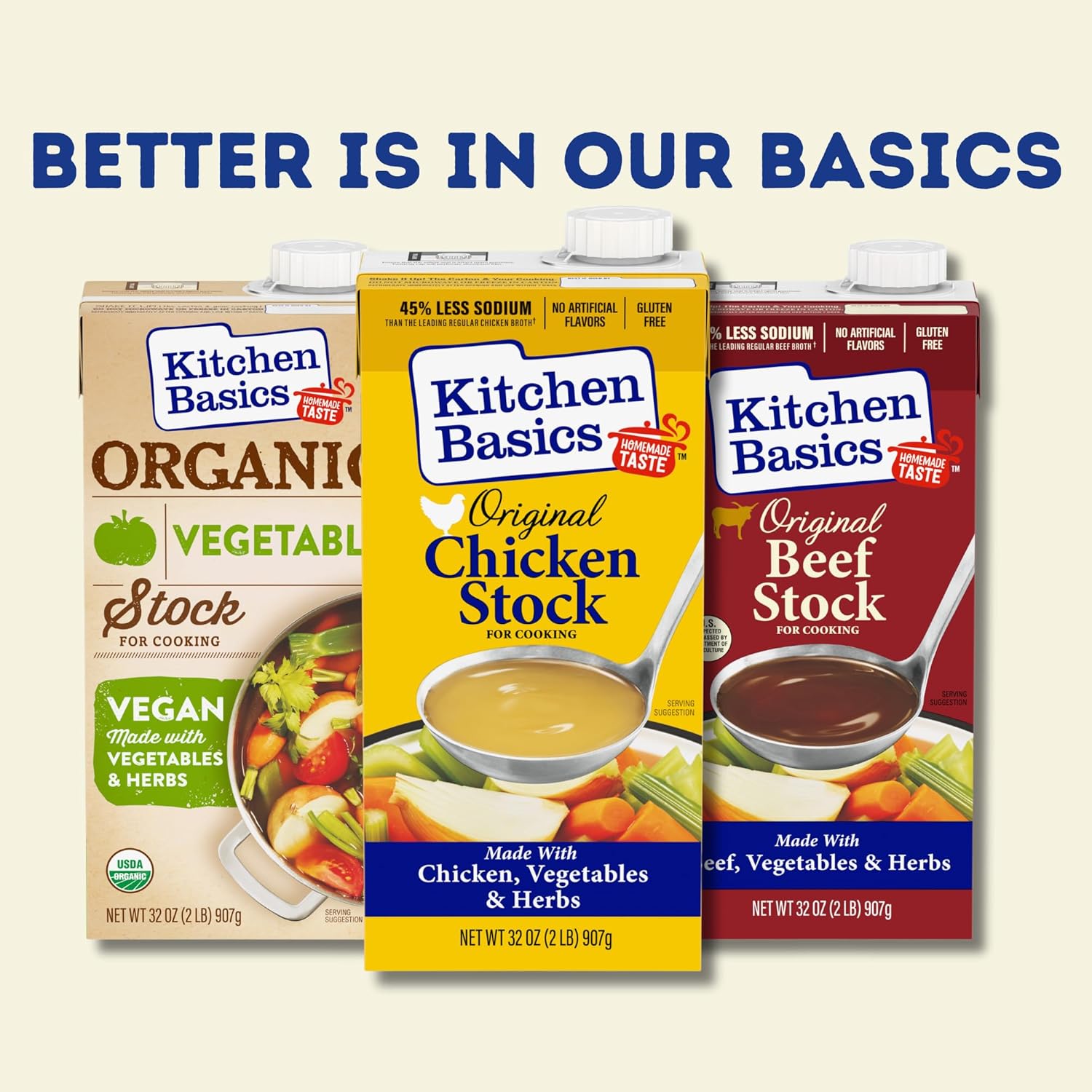 kitchen basics beef stock case of 12 32 fl oz