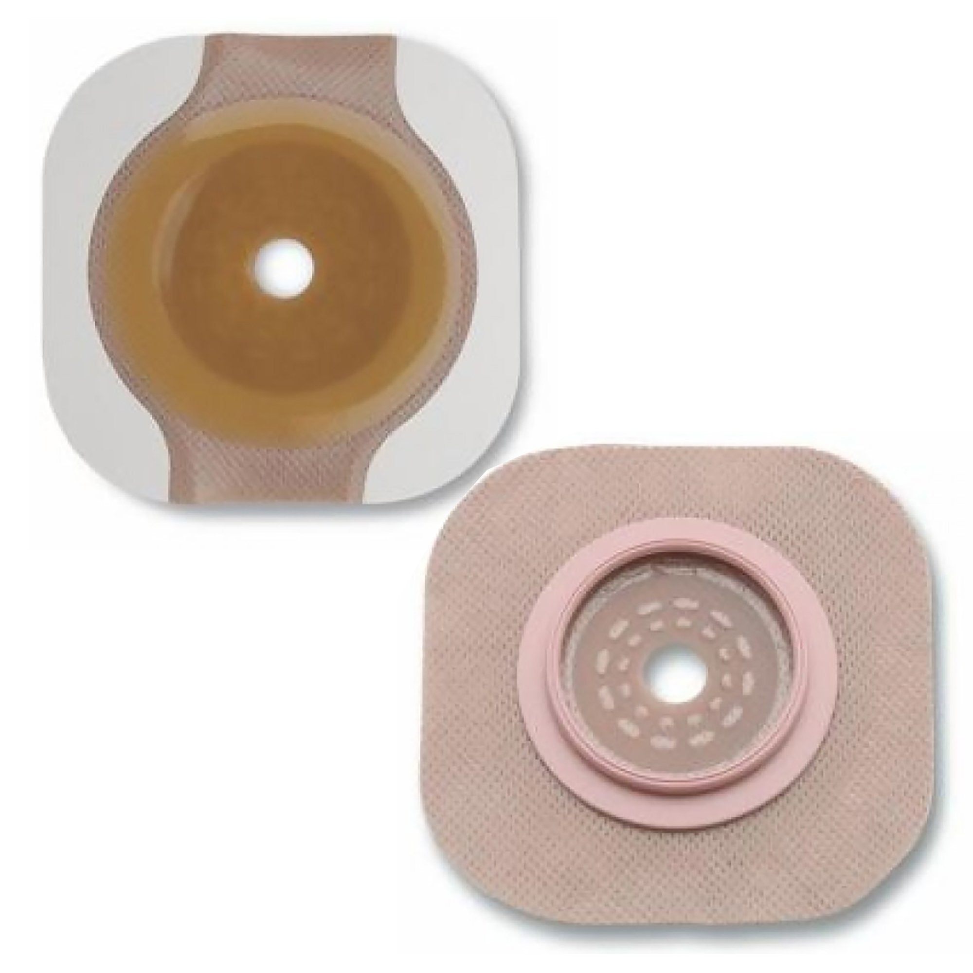 Ostomy Barrier New Image Flextend Trim to Fit, Extended Wear Adhesive Tape 57 mm Flange Red Code System Hydrocolloid Up to 1-3/4 Inch Opening