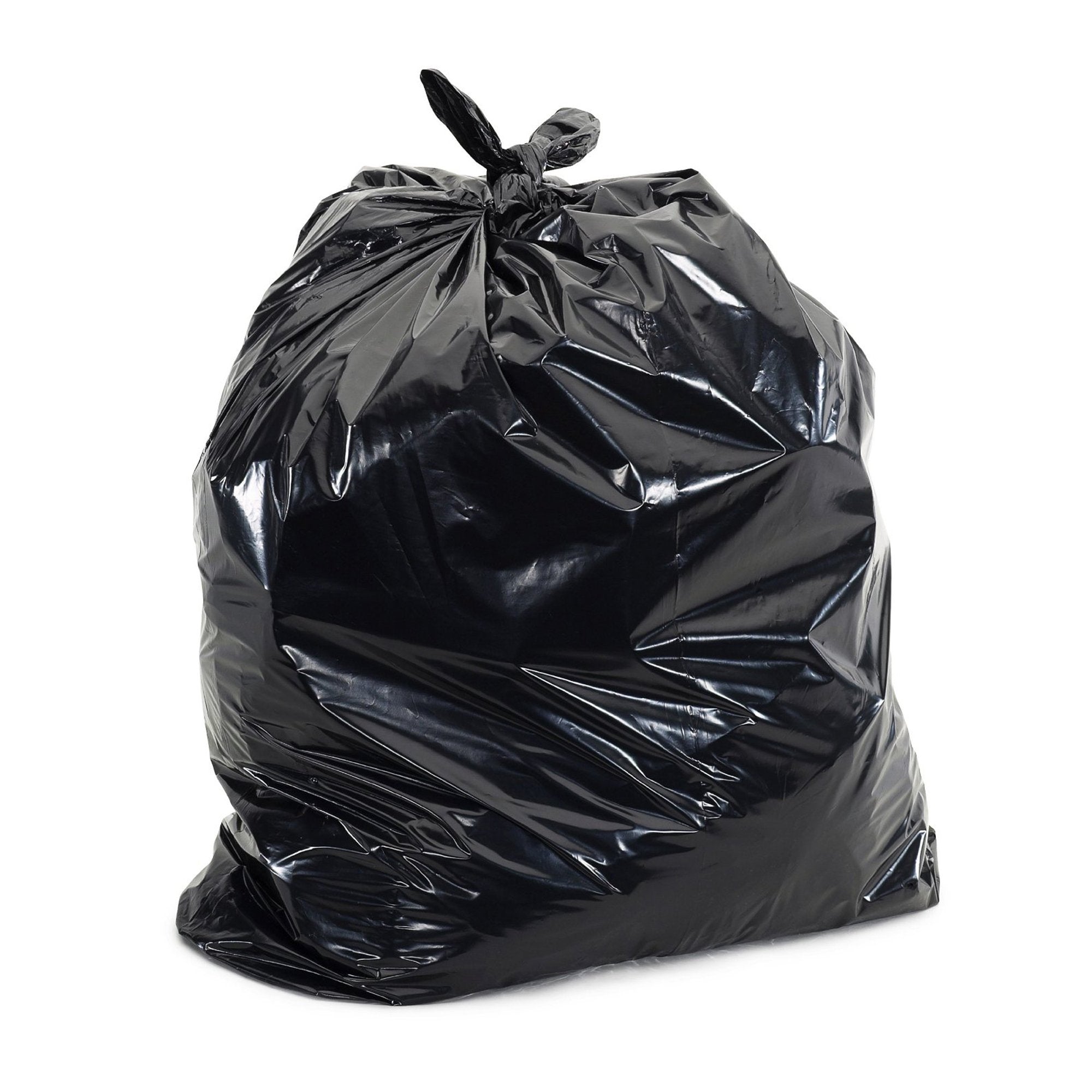 Trash Bag Colonial Bag 33 gal. Black HDPE 16 Mic. 33 X 40 Inch X-Seal Bottom Coreless Roll, Packaging Type- Case