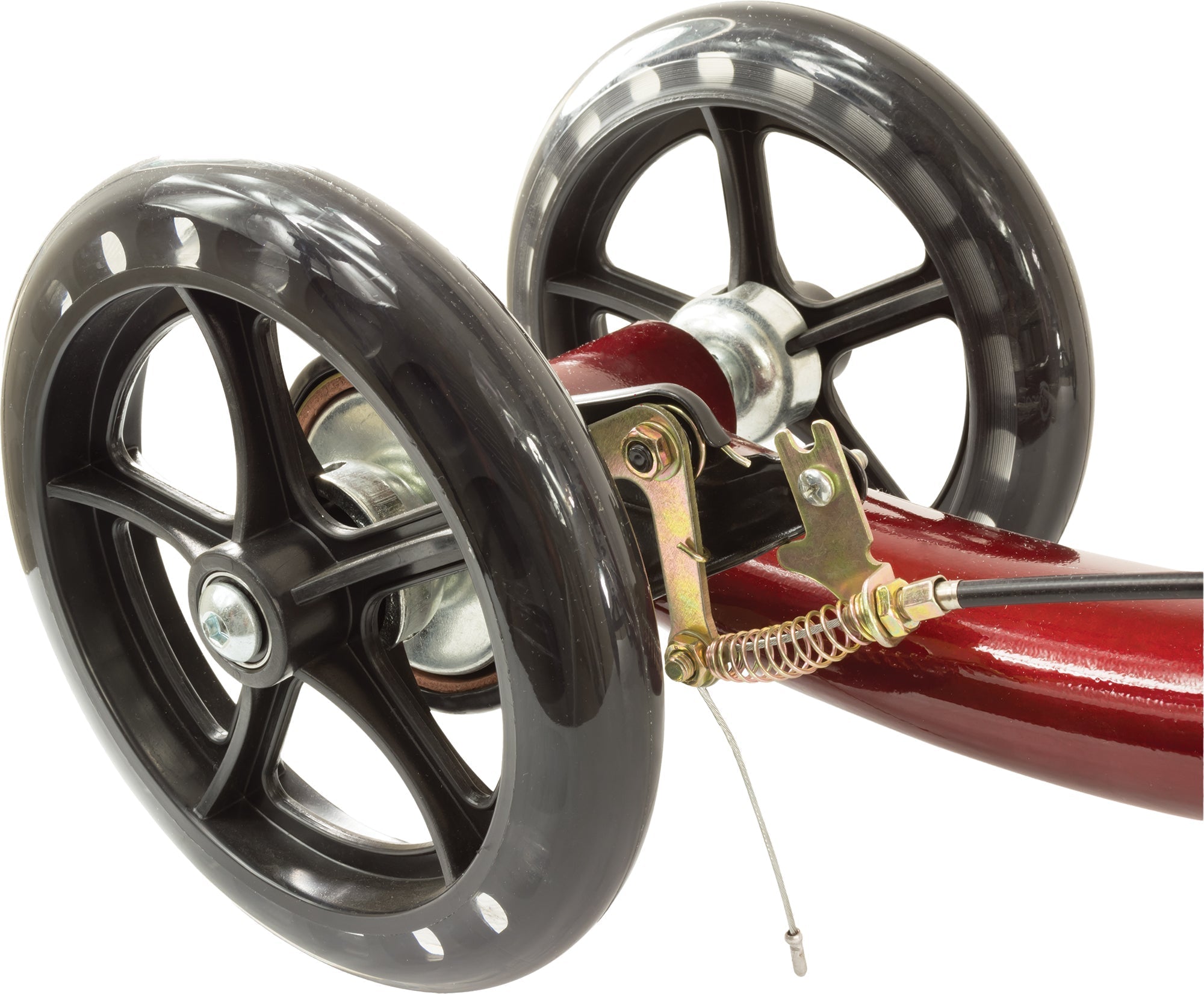 knee scooter deluxe roscoe burgundy