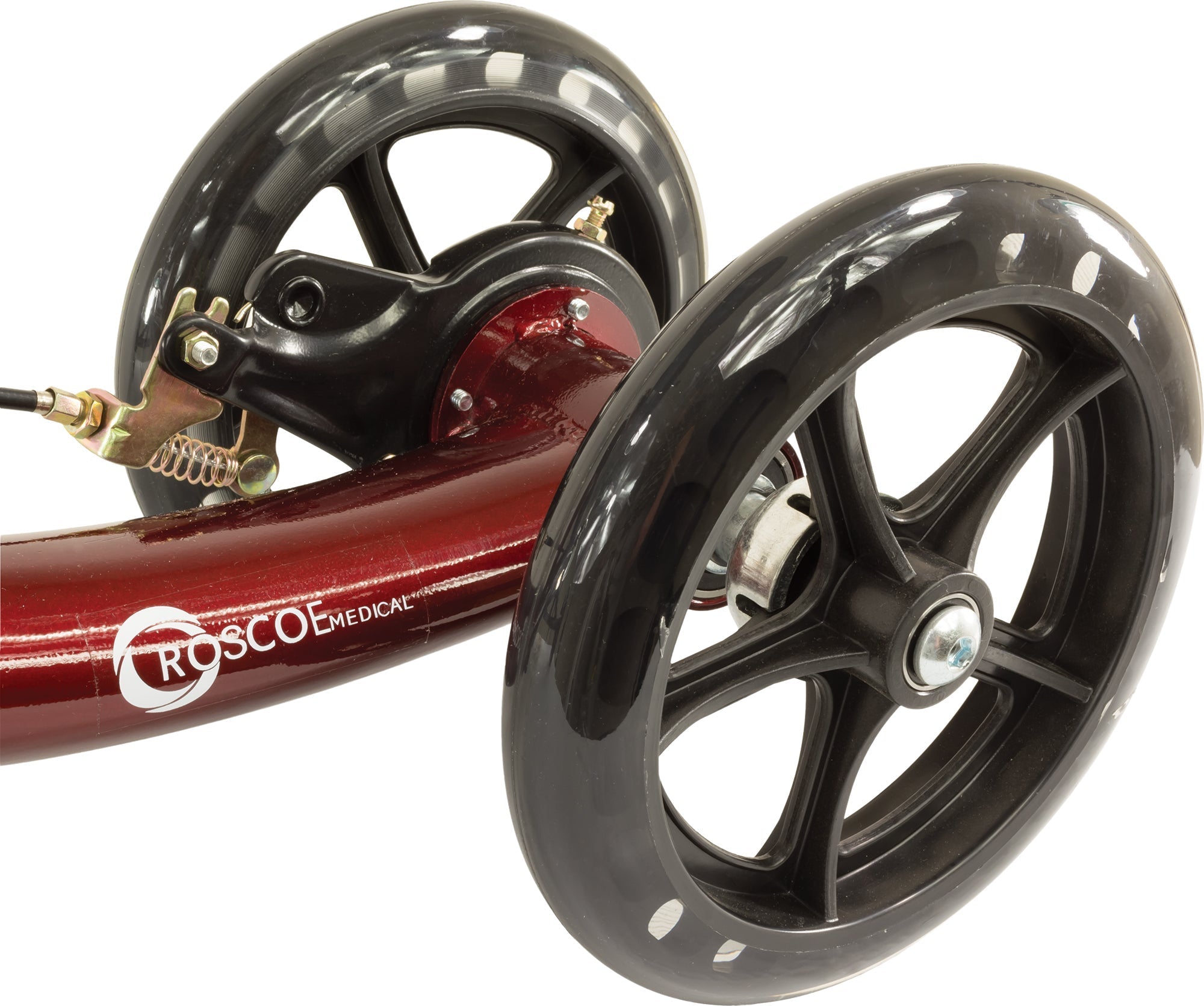 knee scooter deluxe roscoe burgundy