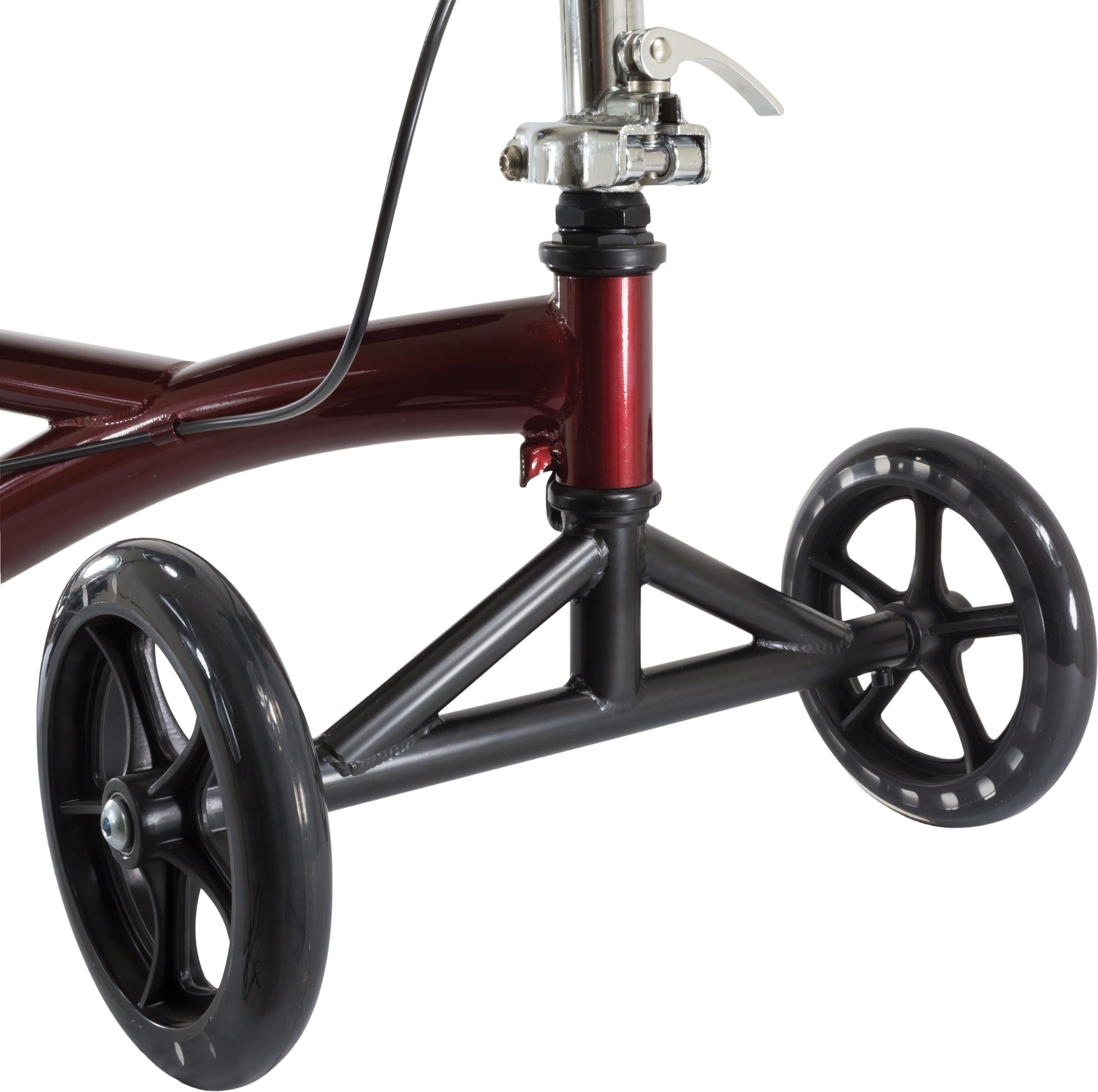 knee scooter deluxe roscoe burgundy