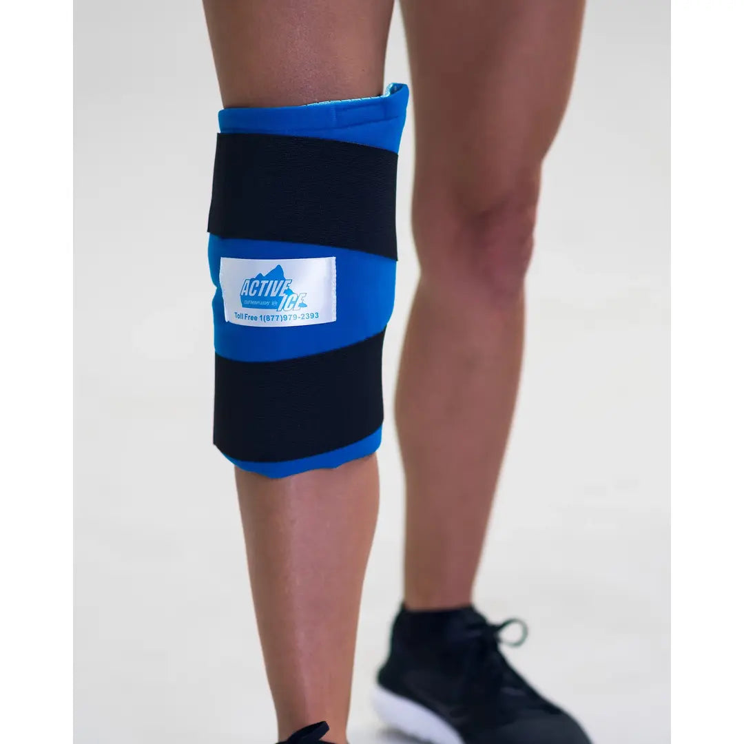Active Ice® Knee Cold Pack with Wrap – 12 × 13 in Reusable Gel, One Size Fits Most | HCPCS A9273