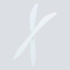 Knife McKesson Medium Weight White Polypropylene