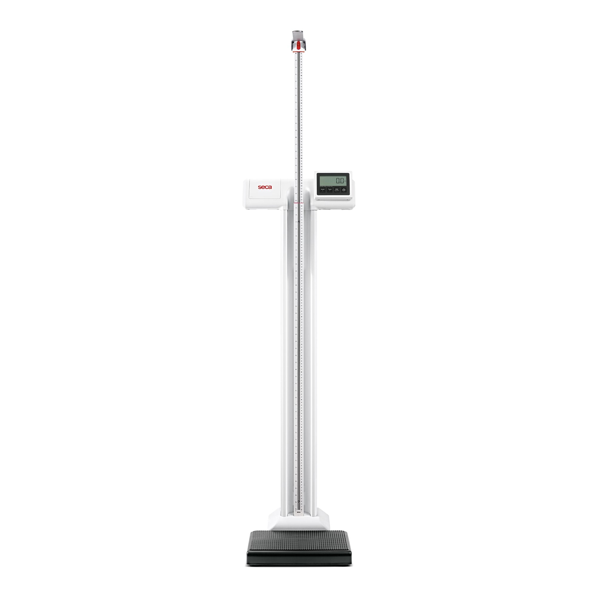 Column Scale with Height Rod seca® 777 Digital Display 550 lbs. / 250 kg Capacity White Battery Operated