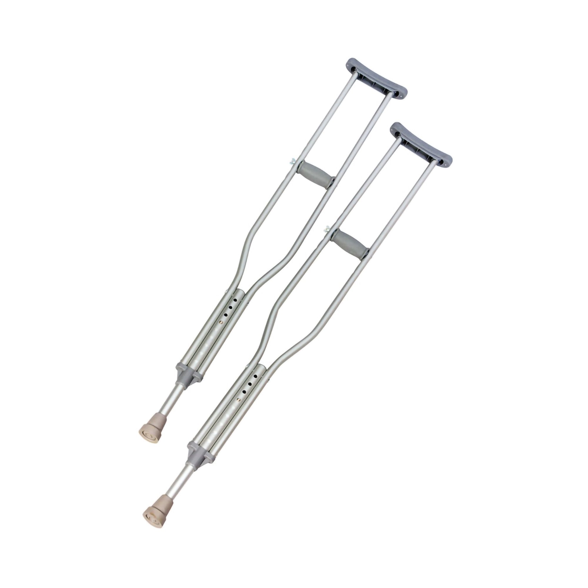 Underarm Crutches PremierPro™ Adult 5 Foot 1 Inch to 5 Foot 8 Inch User Height Aluminum Frame 300 lbs. Weight Capacity