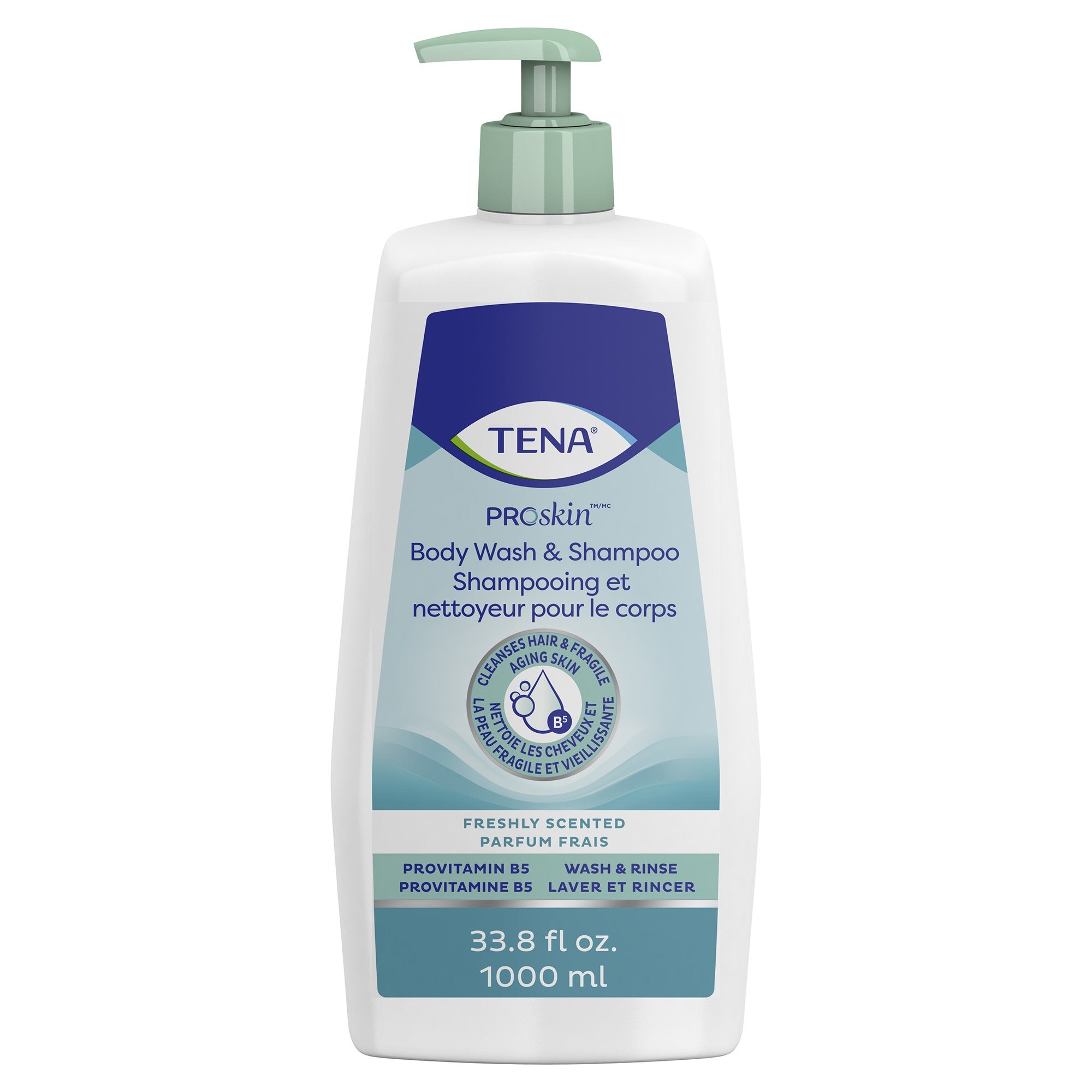 Shampoo and Body Wash TENA® ProSkin™ 33.8 oz. Pump Bottle Unscented