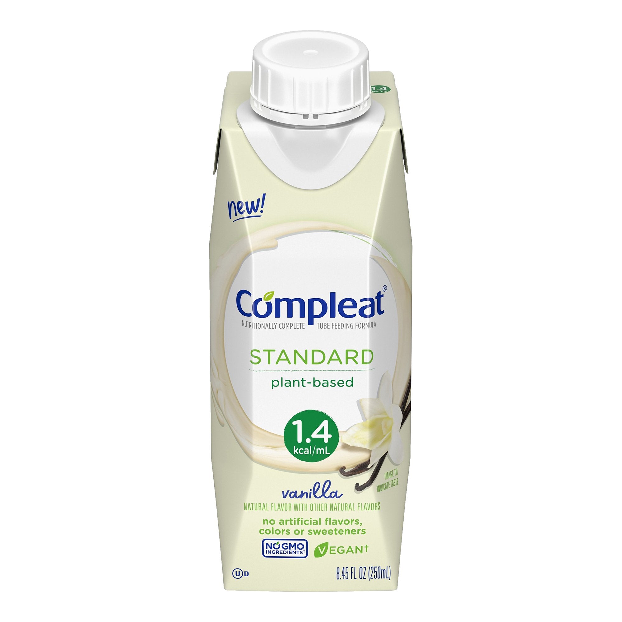 Oral Supplement Compleat Standard 1.4 Cal Vanilla Flavor Liquid 8.45 oz. Carton, Packaging Type- Case