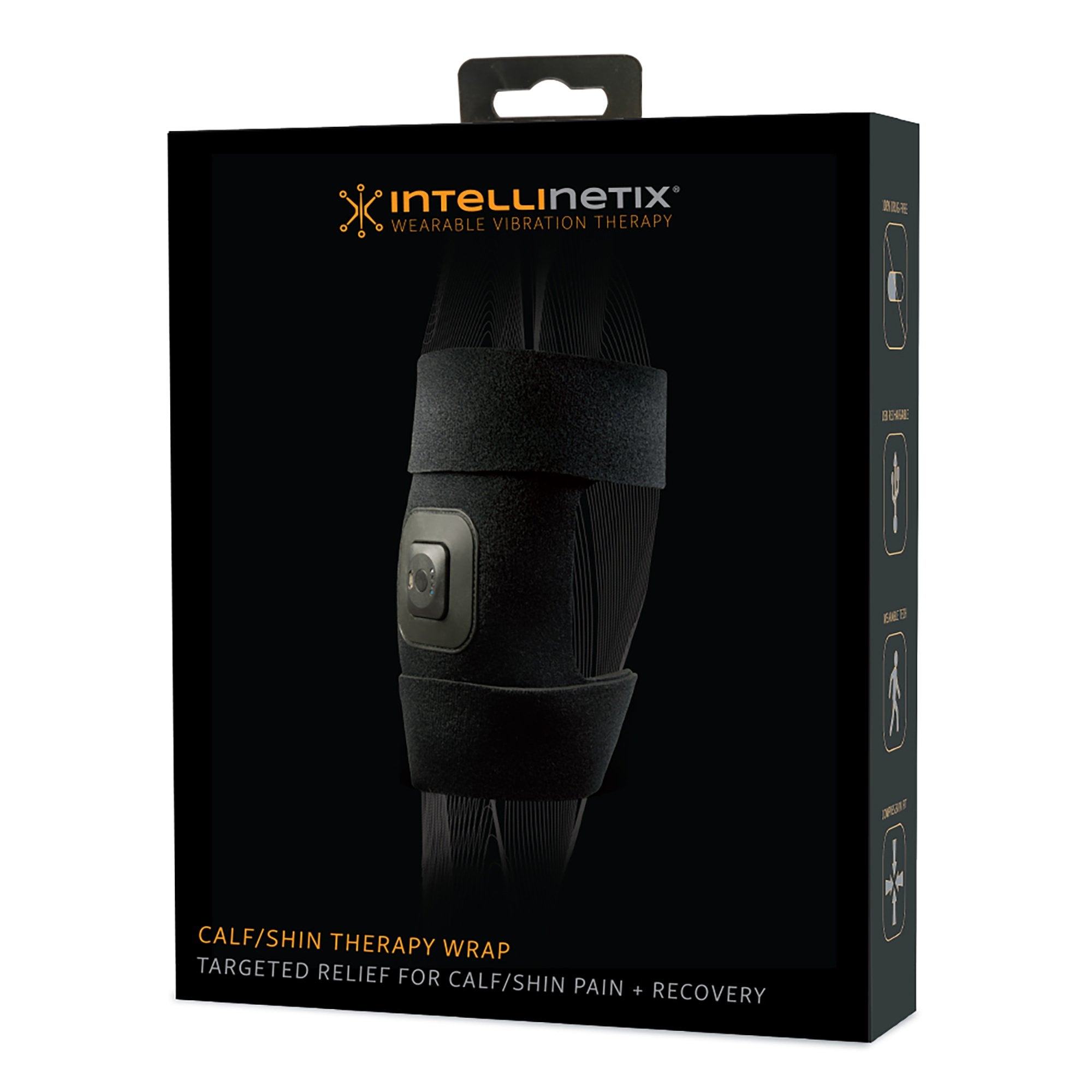 Vibration Therapy Wrap Intellinetix® Calf / Shin One Size Fits Most