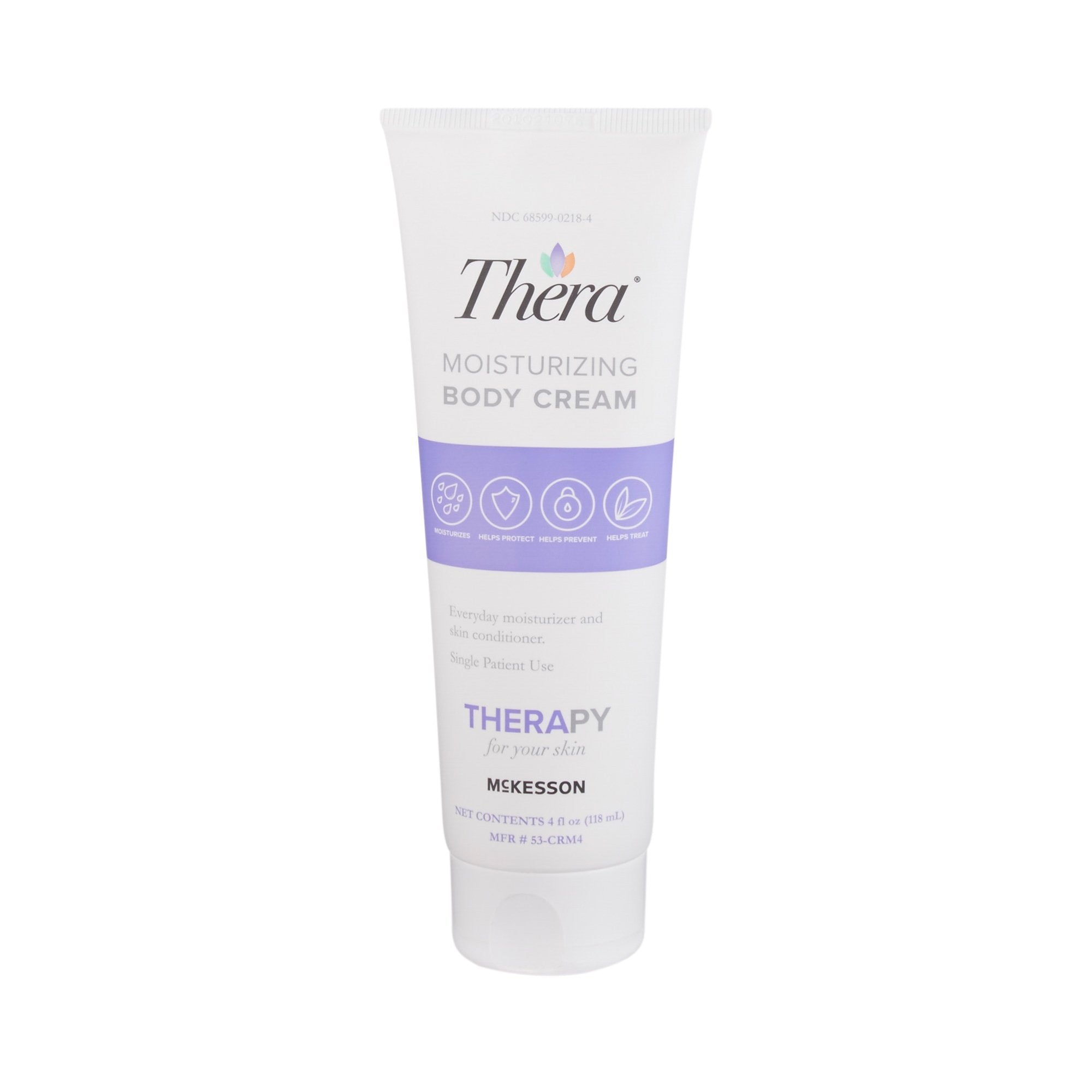 Hand and Body Moisturizer Thera 4 oz. Tube Scented Cream CHG Compatible, Packaging Type- Case