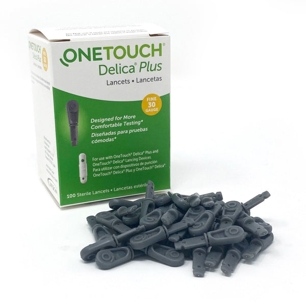 Lancet for Lancing Device OneTouch 30 Gauge Non Safety Twist Off Cap Finger