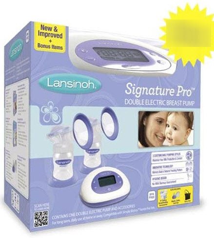 Double Electric Breast Pump Kit Lansinoh SignaturePro