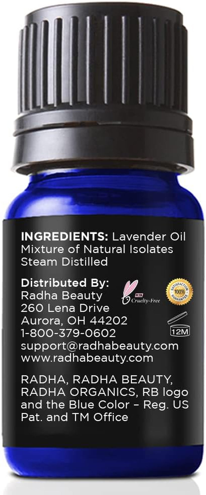 Lavender Essential Oil 10Ml.   Natural & Therapeutic Grade, Steam Distilled for Aromatherapy, Relaxation, Laundry, Meditation, Massage