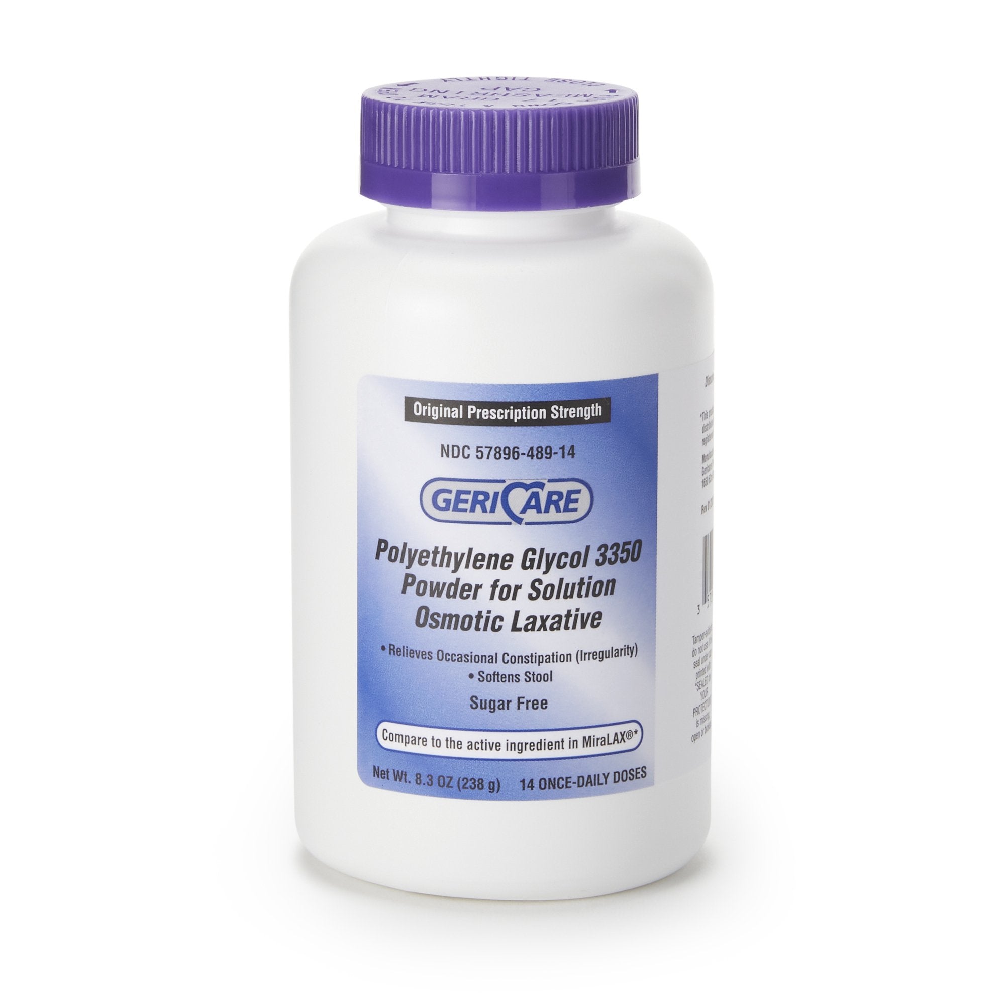 Laxative Geri Care Powder 8.3 oz. Polyethylene Glycol 3350