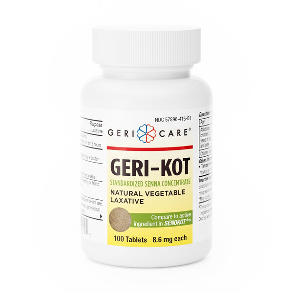 Laxative Tablet 100 per Bottle 8.6 mg Strength Sennosides
