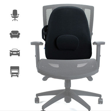Lowback Backrest Support Obusforme Black (bagged)