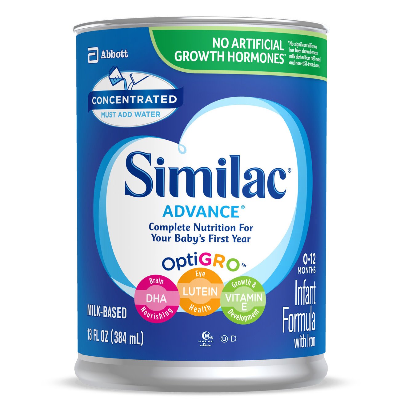 Infant Formula Similac® Advance® Unflavored 13 oz. Can Concentrate Iron, Packaging Type- Each