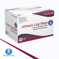 leg bag large 1000 ml w valve bx 12