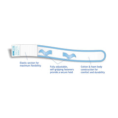 Leg Bag Strap Urocare 13 to 20 Inch Long, Small, 2 Inch Wide, Fabric, Hook and Loop