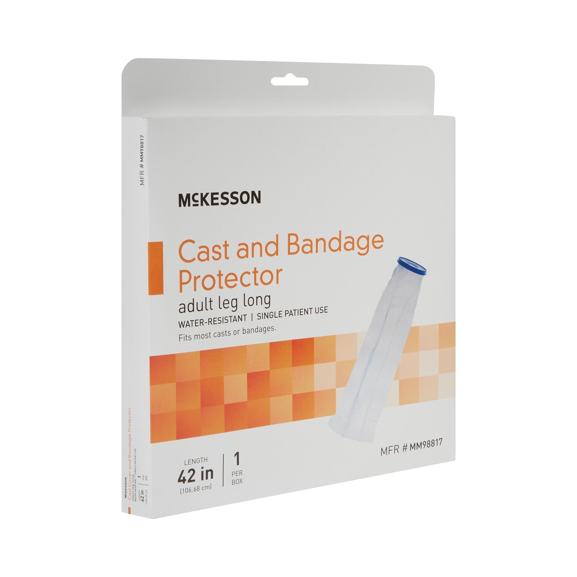 leg cast cover mckesson long vinyl 42 inch packaging type each
