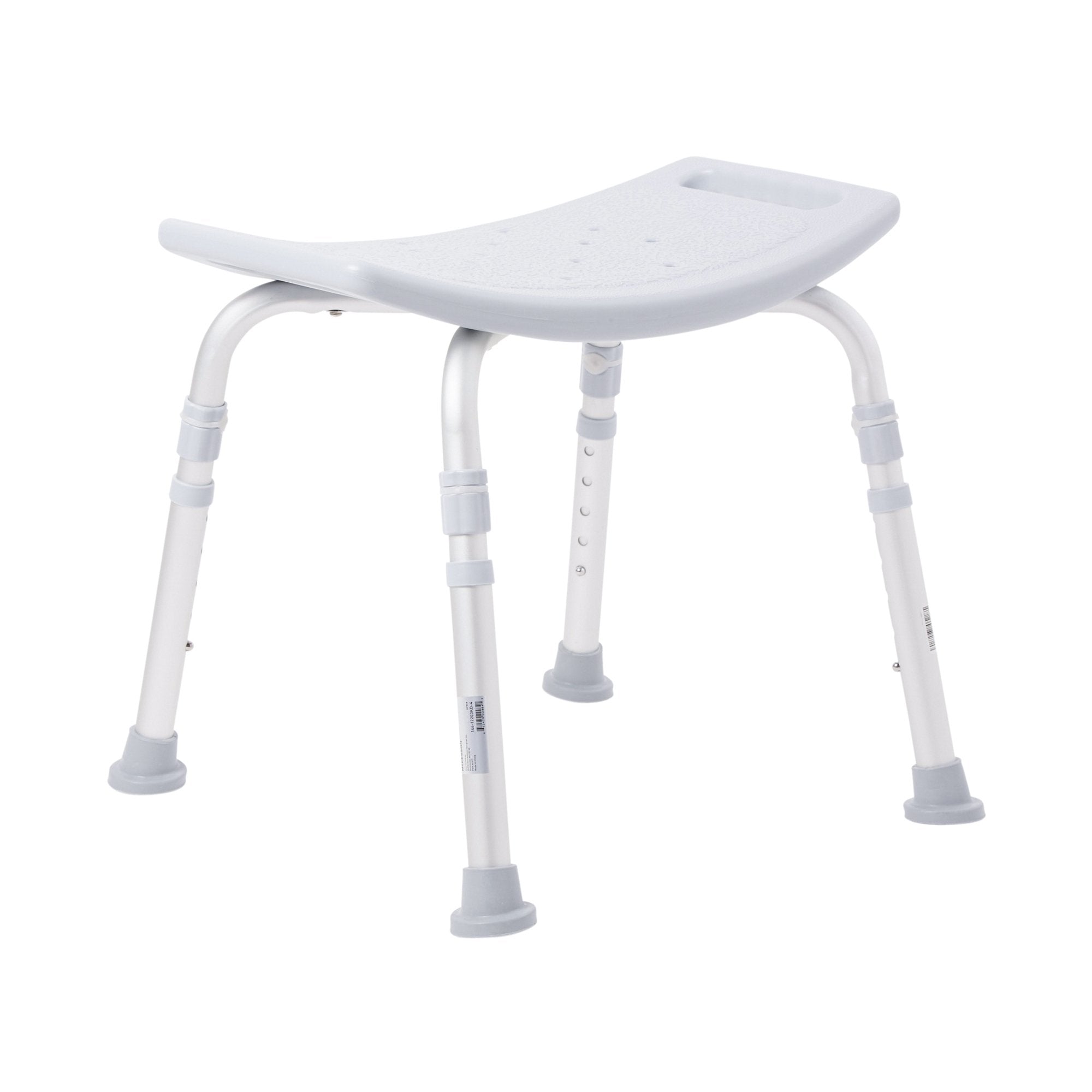 Bath Bench McKesson Without Arms Aluminum Frame Without Backrest 19-1/4 Inch Seat Width 300 lbs. Weight Capacity, Packaging Type- Case