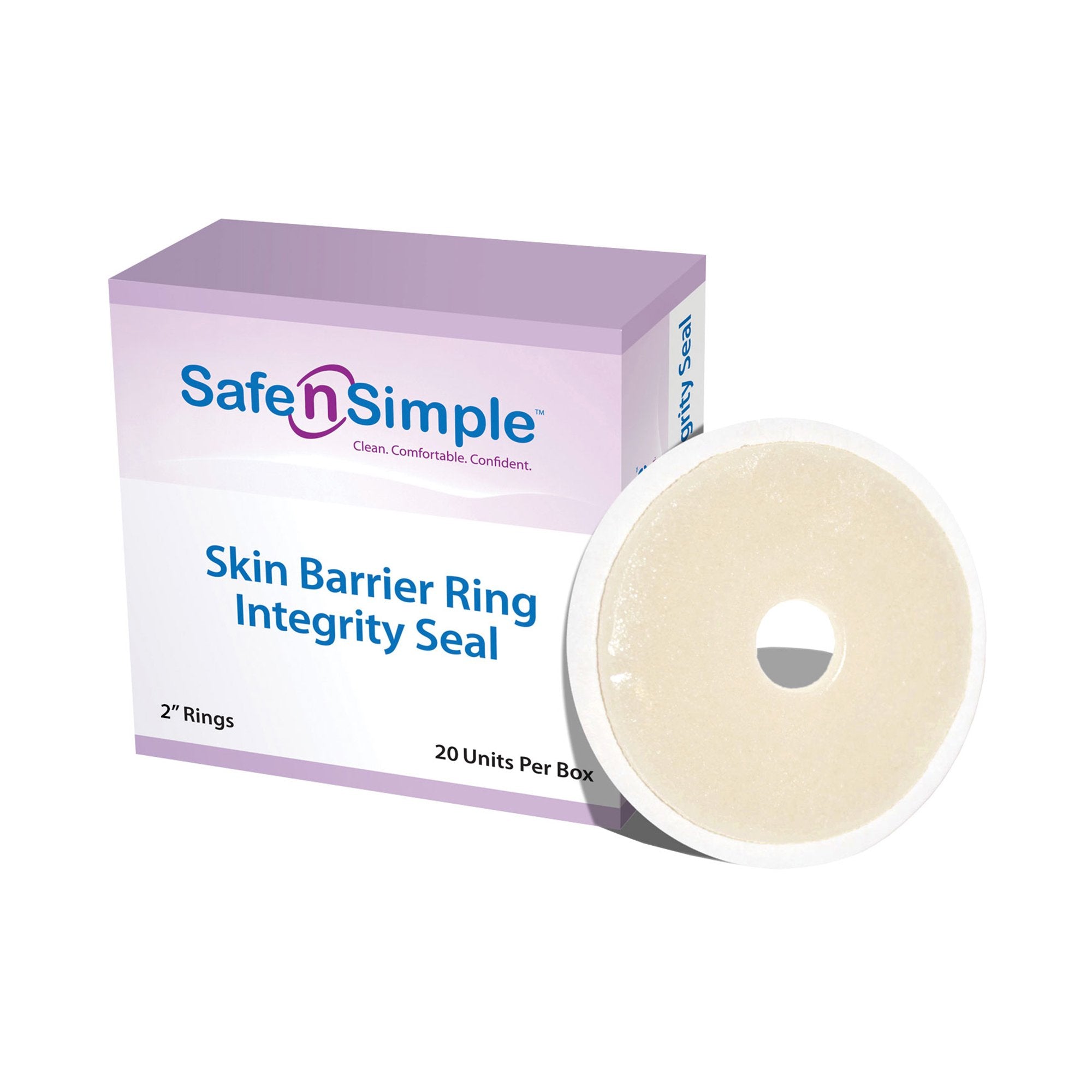 Skin Barrier Ring Safe-n'Simple Integrity, Packaging Type- Case