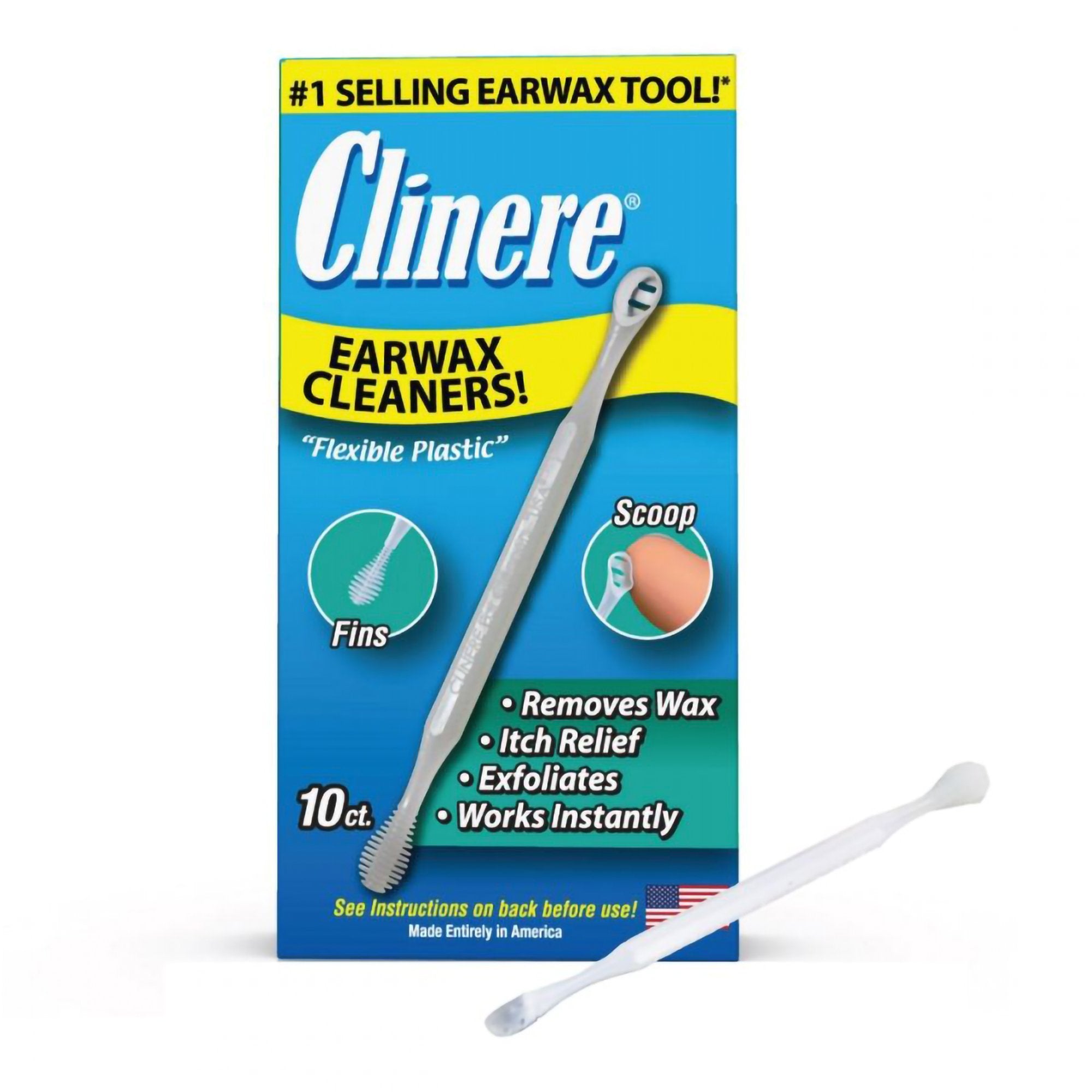 Ear Wax Remover Clinere 10 Per Box, Packaging Type- Box