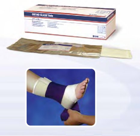 Unpadded Precut Splinting System ORTHO-GLASS Solo 4 X 30 Inch Fiberglass White, Packaging Type- Box