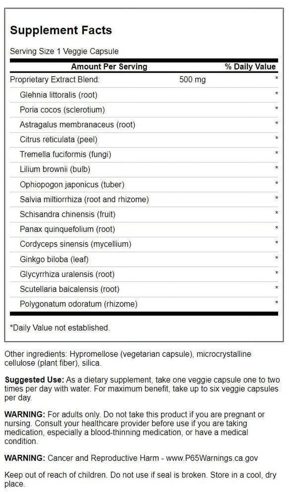 Lung Essentials 500 Mg 120 Veg Caps 2 Pack