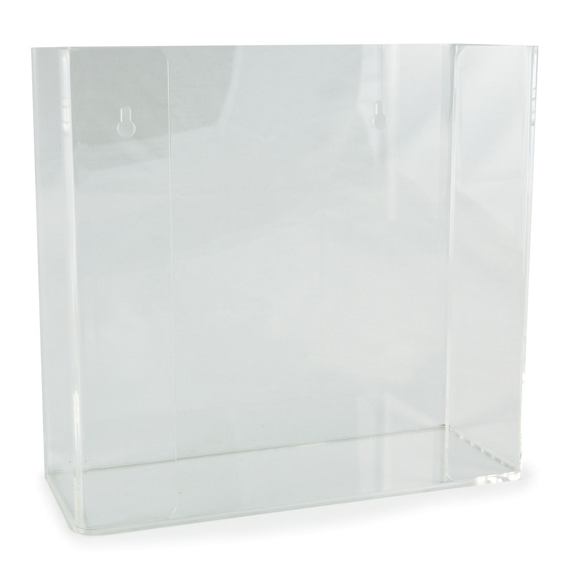 Glove Box Holder McKesson Horizontal Mounted 2-Box Capacity Clear 4-1/4 X 10 X 11 Inch Plastic, Packaging Type- Each