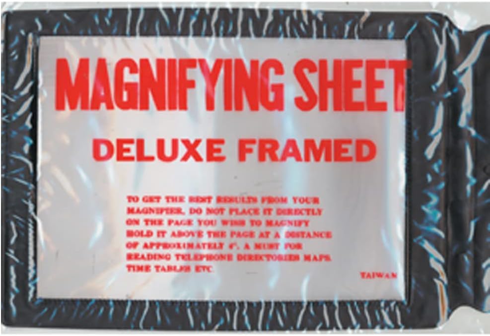 magnifier full page reading fresnel 7 x10 w border