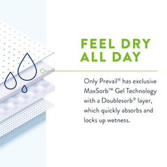 male adult absorbent underwear prevail daily underwear pull on with tear away seams x large disposable heavy absorbency packaging type case
