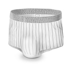 male adult absorbent underwear tena men super plus pull on with tear away seams small medium disposable heavy absorbency packaging type case