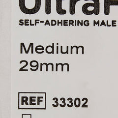 male external catheter ultraflex self adhesive band silicone medium packaging type box