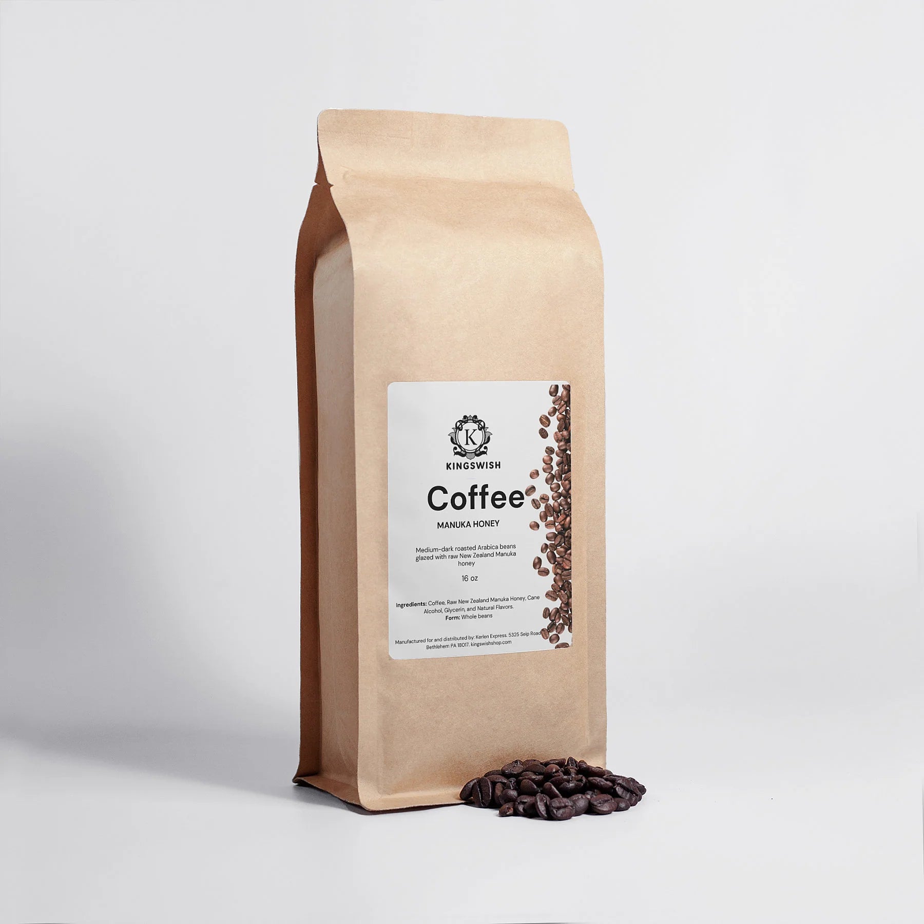 Manuka Honey Coffee 16Oz