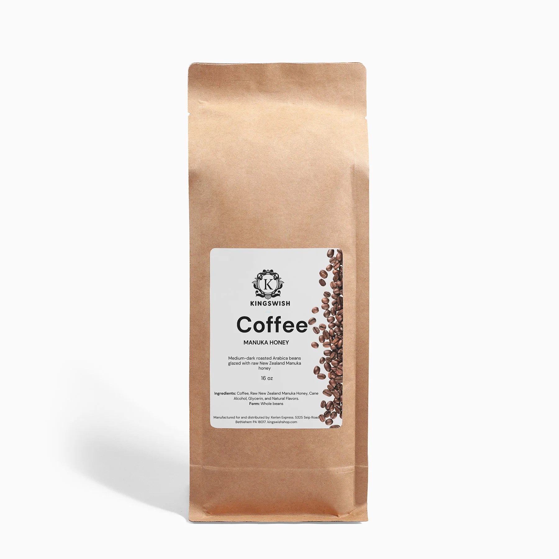 Manuka Honey Coffee 16Oz